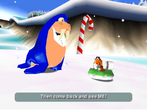 Diddy Kong Racing Walrus